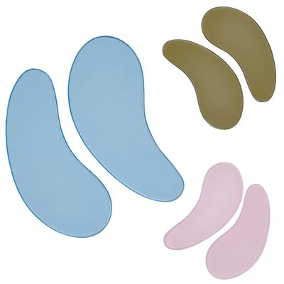 Reusable Lash Lift Cover Silicone Eyelash Separator Sticky Eye Patches for All Skin Anti Tear Eye Pads for Covering Lower Lashes 3 Pair Eye Shield Mask for Lash Lifts &amp; Eyelash Extension Remover