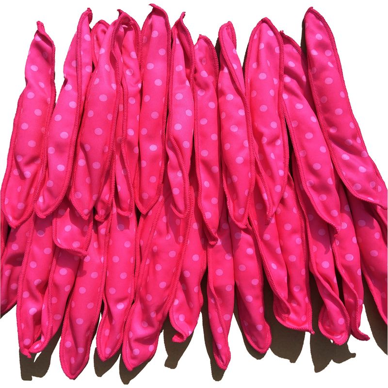 Aimin Soft Curlers for Overnight Heatless Curls, No Heat Foam Rollers for Long Hair, Satin Sponge Curlers (30 pcs, pink)