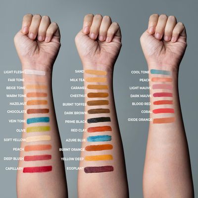 Narrative Cosmetics Alcohol Palette Refill Pans - Skin Tones - Beige Tone