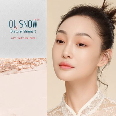FLORASIS  Fairy Peach Blossom Ultra-light Setting Powder 01 SnowPorch Window Edition