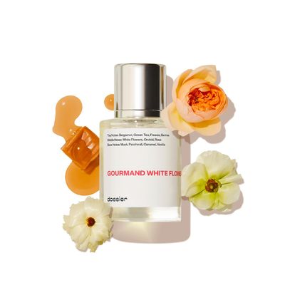 Dossier - Gourmand White Flowers - Eau de Parfum - Inspired by Viktor&amp;Rolf&#39;s Flowerbomb - Perfume Luxury - Pure Infused - Paraben-Free - Vegan - For Women - Fragrance 1.7 Fl oz (Spray 50ml)