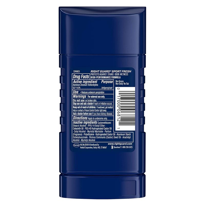 RIGHT GUARD Sport Antiperspirant Up To 48HR, Fresh 2.6 oz (Pack of 3)