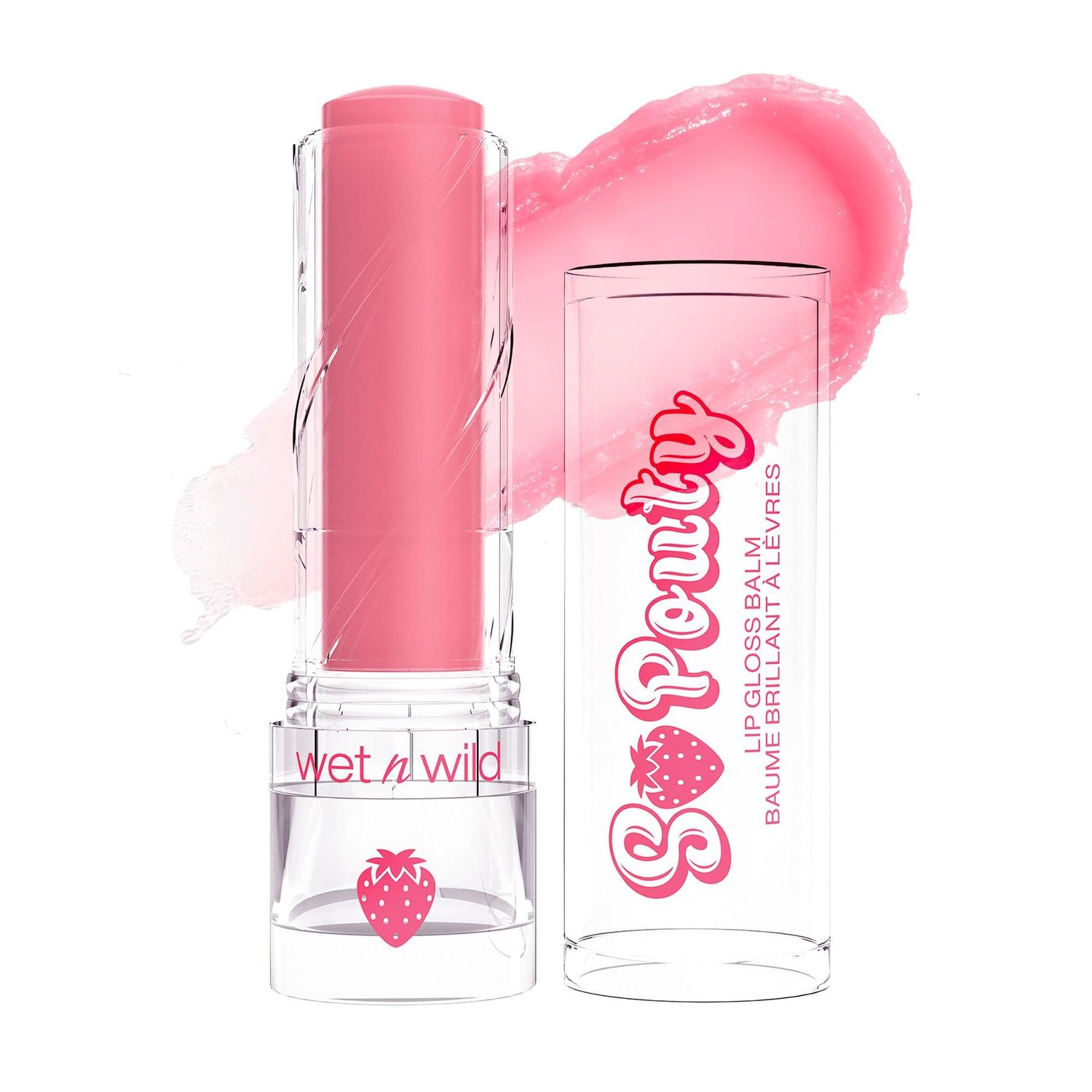 wet n wild Tinted Lip Balm Perfect Pout So Pouty Lip Gloss Balm Pink Sweetest Pick
