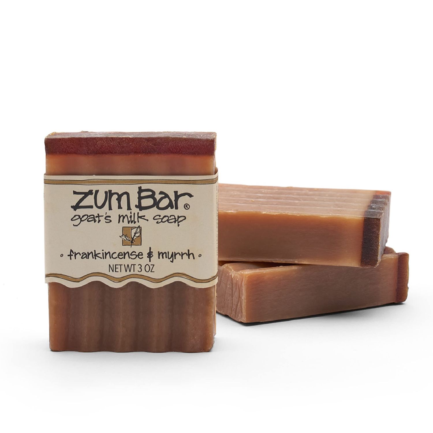 Zum Bar Goat&#39;s Milk Soap - Frankincense and Myrrh - 3 oz (3 Pack)