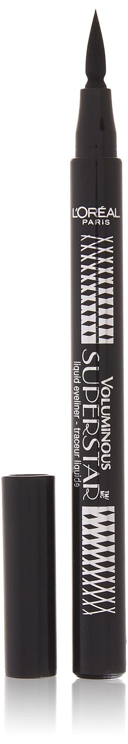 L&#39;Oreal Paris Voluminous Superstar Liquid Eyeliner Pen, Black 202 0.056 oz