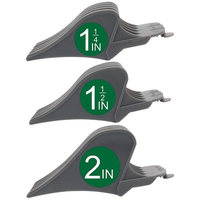 CR8GR8 Hair Clipper Guards, 3 Count - Includes NO.10, NO.12, NO.16 - Fits Most Wahl Clippers, 1.5 inch &amp; 1.25 inch &amp; 2 inch, Gray