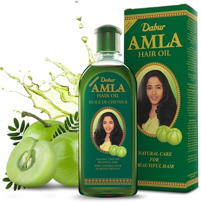 Dabur Amla Hair Oil - Nourishing Indian Oil for Men &amp; Women, for Healthy, Moisturized Hair and Scalp (300ml)