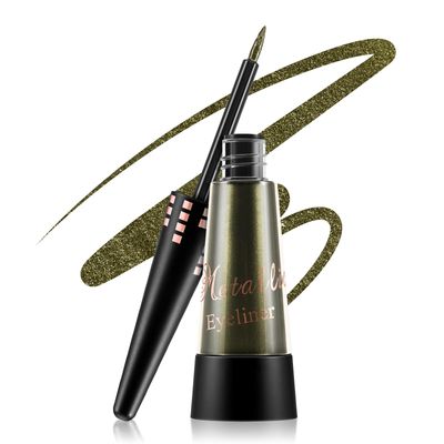 Boobeen Glitter Liquid Eyeliner Colorful, Shimmer Eyeliner Long Lasting Metallic Eyeliner Makeup, Waterproof Eyeliner Pen With Precision Brush Tip, Goes on Smoothly