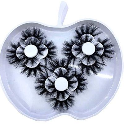 HBZGTLAD 9 pairs Natural Long False Eyelashes 25mm 5d Mink Eyelashes Thick Full Strip Lashes Luxury Makeup Dramatic Lashes 3D Mink Lashes (KD-111)