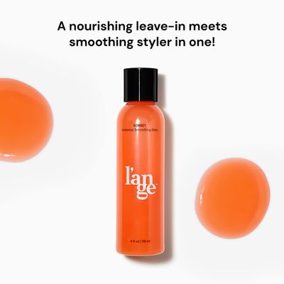 L'ANGE HAIR Sorbet Botanical Smoothing Balm | Biotin Leave-In Conditioner for Frizzy Hair &amp; Curly Hair Styling | Best Anti-Frizz Hair Straightening Products | Extention Safe