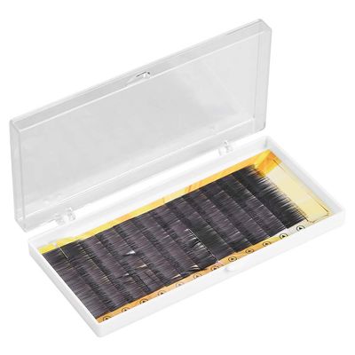 Dioche Eyebrow Extensions, False Eyebrow With Plastic Box, Lash Eyebrow Extensions, Fake Eyebrow Enhancer, Dust Proof And Sanitary 9mm  10mm  11mm Black (10mm)