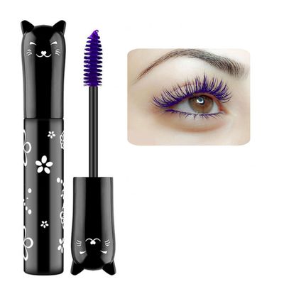 LGSZGDCN Purple Lashes Extensions mascara Eyes Makeup eyelash serum coloured Mascara Waterproof Fast Dry Eyelashes Curling Lengthening Party Stage Use