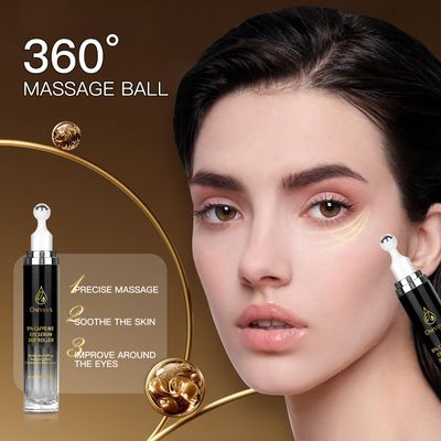 Caffeine Eye Cream, Under Eye Cream for Dark Circles and Puffiness, Eye Serum Anti-aging, Brightens, and Fine Lines, Eye Cream with 360 Eye Roller Massage Ball 20ML