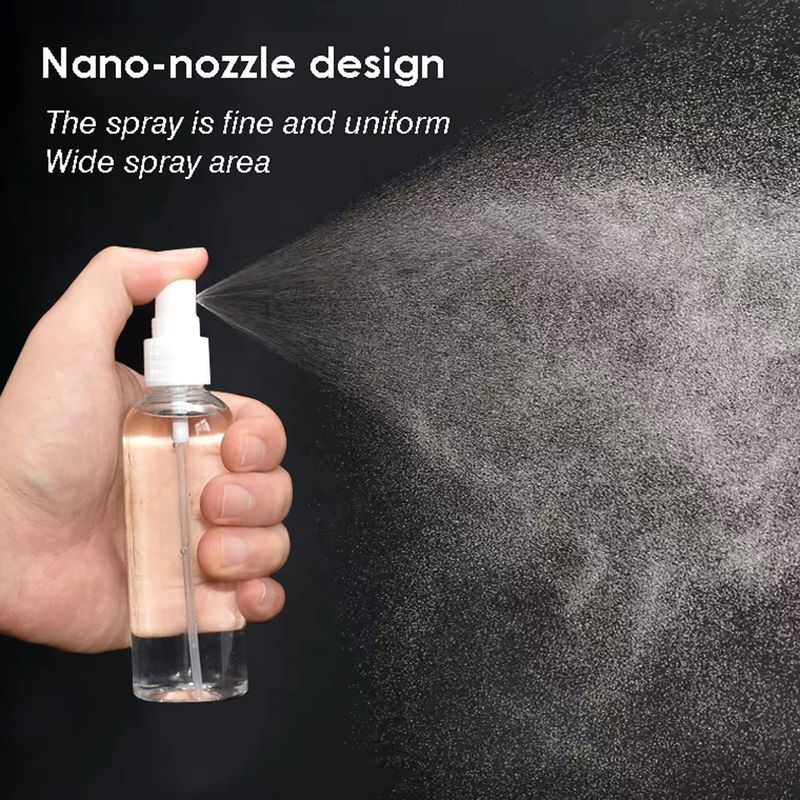 ZEJIA 3 Pack Small Spray Bottle, 2.7oz80ml Travel Spray Bottle, Empty Fine Mist Spray Bottles, Refillable Mini Spray Bottles with Labels