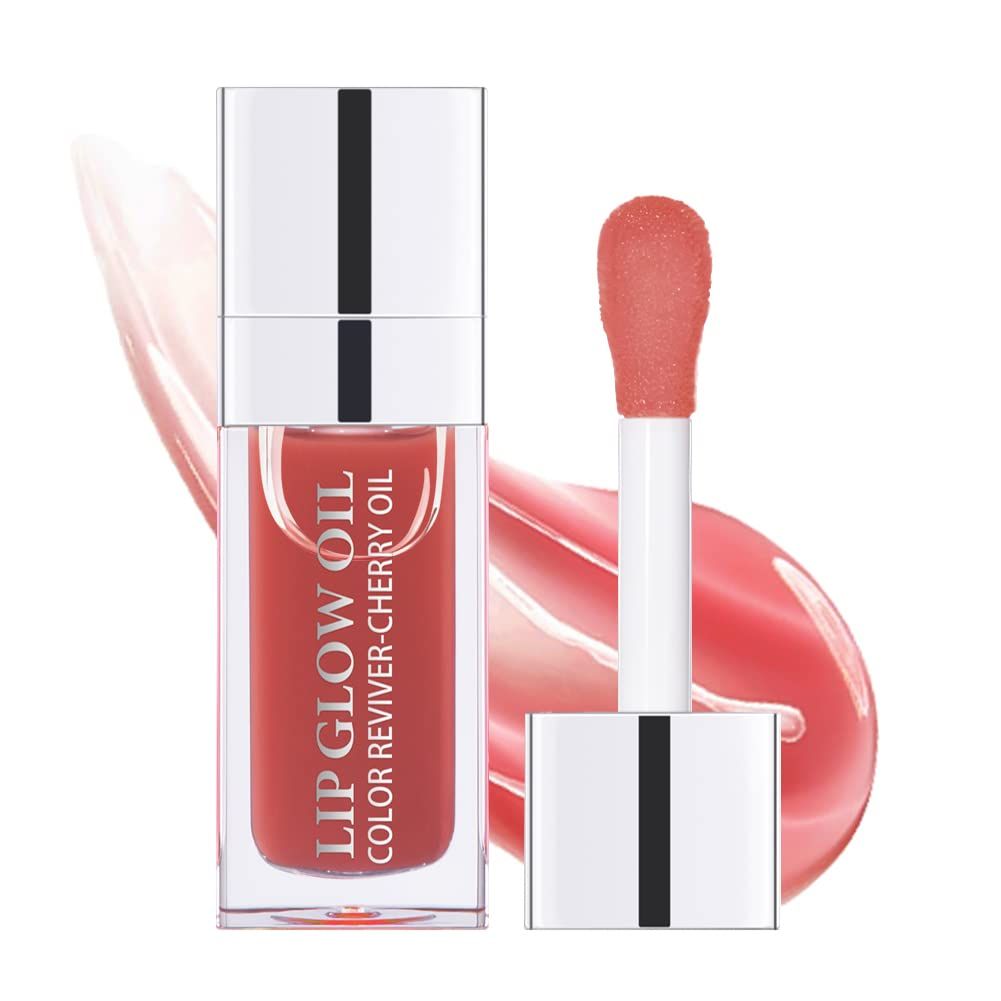 Rmoce Lip Oil, Hydrating Lip Glow Oil, Lip Plumper Gloss, Moisturizing Lip Oil, No-Sticky Transparent Plumping Lip Gloss, Lip Gloss Lip Balm Lip Care