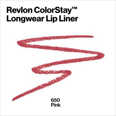 REVLON ColorStay Lip Liner, 650 Pink