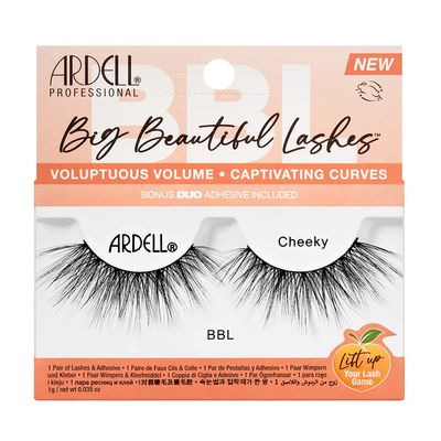 Ardell BBL Big Beautiful Lashes 962 Cheeky, with DUO Clear Adhesive, 1 pack