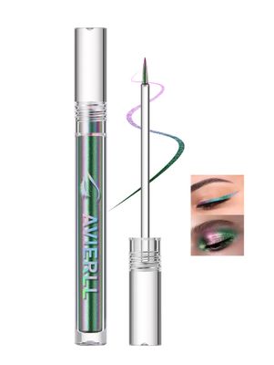 Easilydays Liquid Thin Eyeliner Pencil, Long-Lasting Waterproof Eyeliner Pen Chameleon Multichrome Eyeliner Quick-drying Transfer-Proof Smudge-Proof Eyeliner &amp; Lipliner Shimmer Eyeshadow Makeup (02)