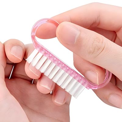 12-Pack Handle Grip Nail Brush(assorted color), Fingernail Scrub Cleaning Brushes for Toes and Nails Cleaner, Pedicure Brushes for Men and Women