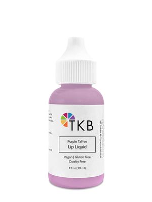 TKB Lip Liquid Color | Liquid Lip Color for TKB Gloss Base, DIY Lip Gloss, Pigmented Lip Gloss and Lipstick Colorant, Made in USA (1floz (30ml), Purple Taffee)
