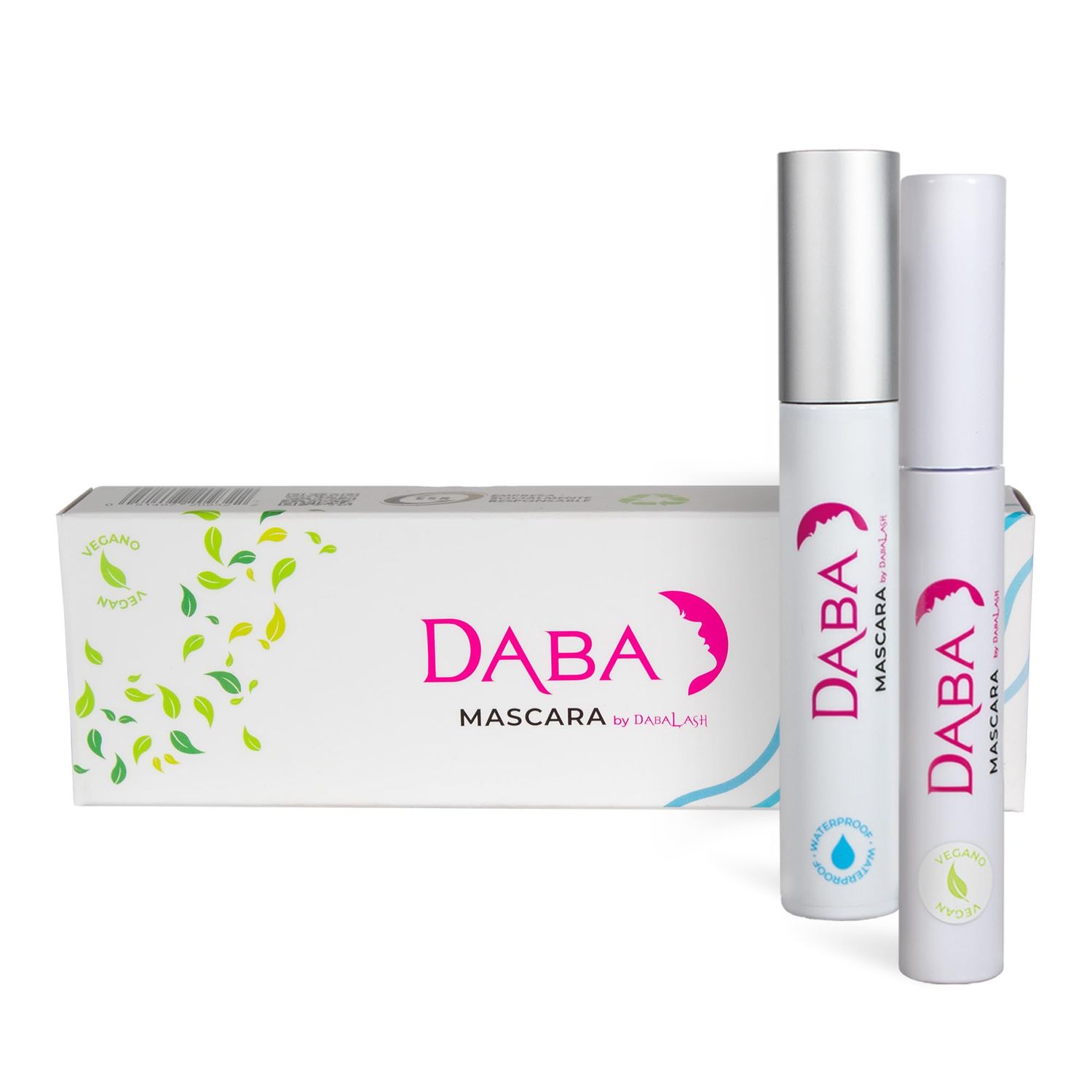 DABALASH Daba Duo - Waterproof Mascara &amp; Gentle Vegan Mascara - Length &amp; Volume for Lashes - Very Black - 0.45 oz &amp; 0.3 oz