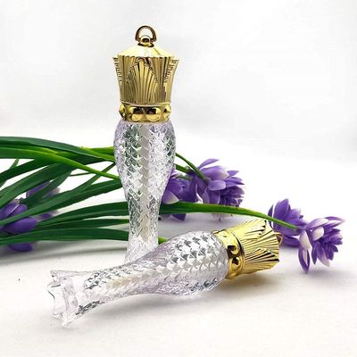 Healthcom 10 Pcs 5ml Mermaid Crown Clear Lip Gloss Tubes Vials Empty Refillable Lip Glaze Tubes DIY Cosmetic Container Lipstick Tube Bottle with Crown Wand Makeup Travel Lipgloss Bottle for Women Girl