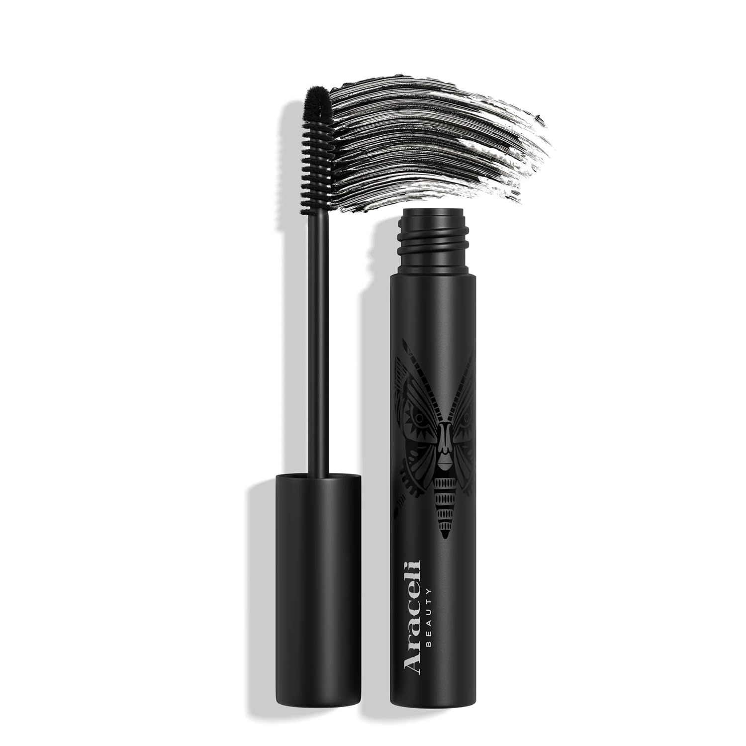 Araceli Beauty Black Mascara Enriched with Avocado Oil - Non-Clumping, Lash Lengthening Formula, Inspired by Monarch Butterflies of Michoacn, Suitable Makeup Mascara for Sensitive Eyes