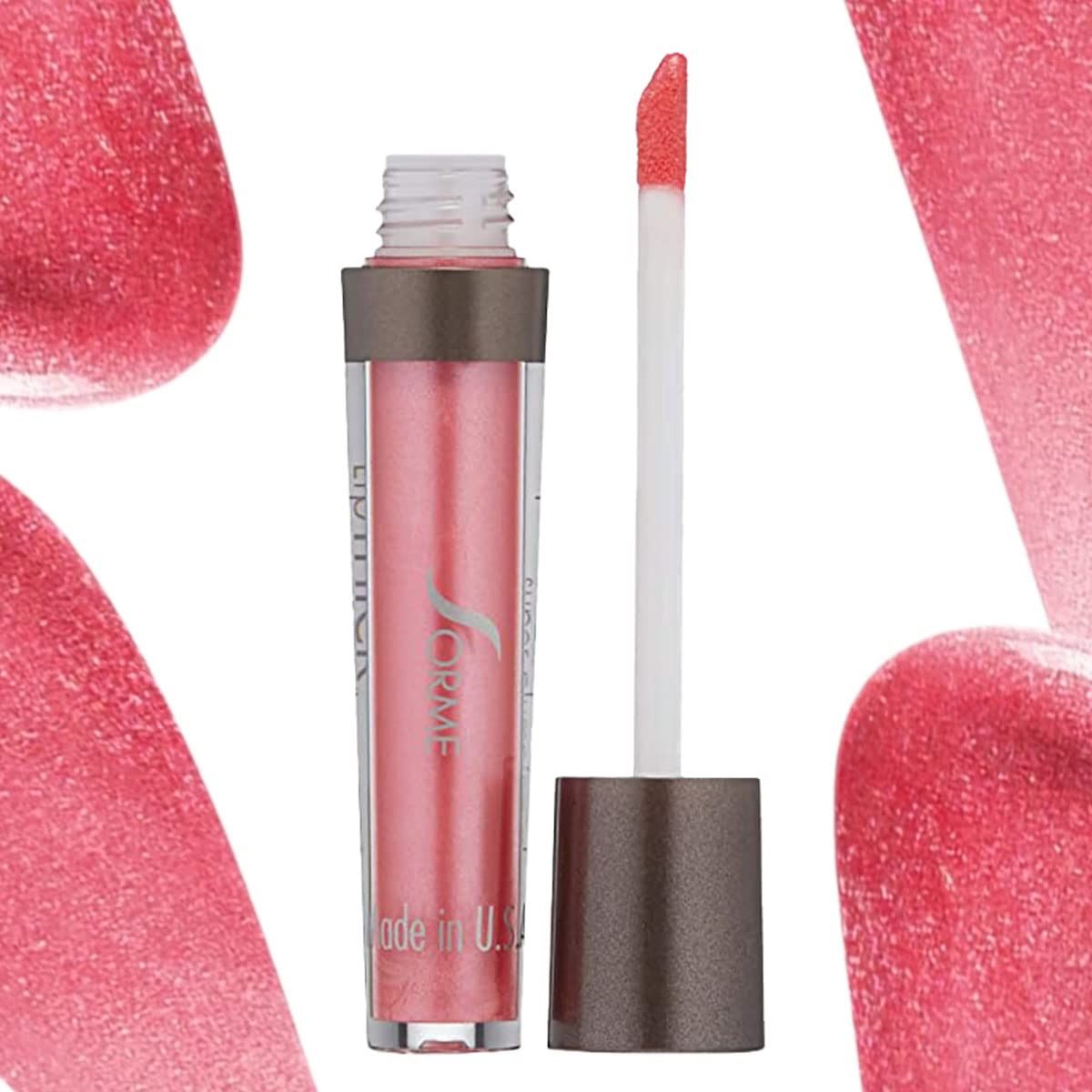Sorme Cosmetics LipThick Plumping Gloss in Doll | Hydrating Plumping Lip Gloss Enriched with Vitamins and Botanicals | Lip Plumping Gloss with Maxi-Lip Peptides | Cruelty-Free Lip Makeup