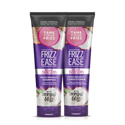 John Frieda Frizz Ease Beyond Smooth Bundle Frizz Immunity Shampoo &amp; Conditioner, 8.45 Ounce Each