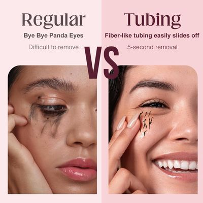 Unidollss Tubing Mascara Volume and Length Black Mascara Lengthening Long Lasting All Day, No Smudging, No Clumping, Washable Voluminous Mascara Tubing, Gluten-free Safe for Sensitive Eyes