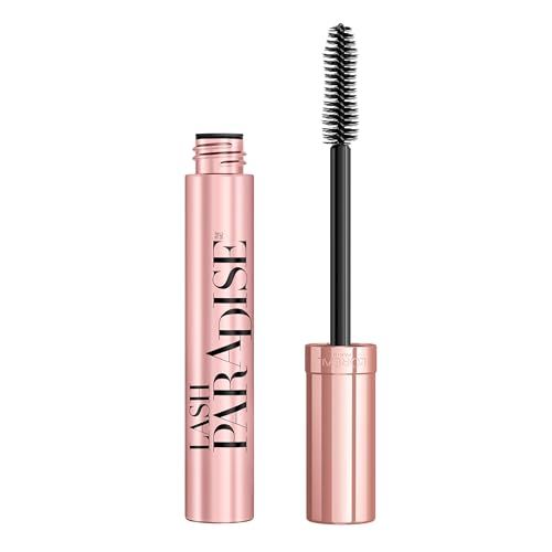 L&#39;Oreal Paris Voluminous Makeup Lash Paradise Mascara, Voluptuous Volume, Intense Length, Feathery Soft Full Lashes, No Flaking, No Smudging, No Clumping, Blackest Black, 0.25 Fl Oz (Pack of 1)