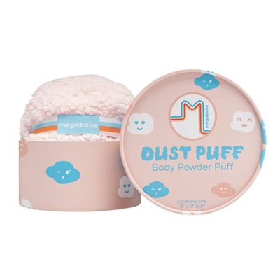 Megababe Body Powder Applicator - Dust Puff | Oversize (6 x 3) Powder Puff | Powder Sold Separately
