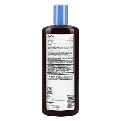 Amazon Basics Therapeutic Plus Coal Tar Anti-Dandruff Shampoo 0.5% Coal Tar, 16 Fl Oz, Pack of 1