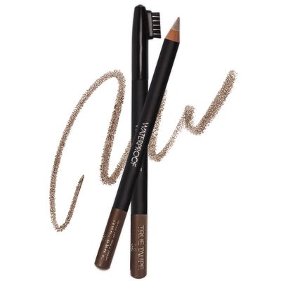 Sorme Cosmetics Waterproof Eyebrow Pencil (True Taupe) | Natural Defining Brow Liner with Brush | Smudge-Proof &amp; Waterproof Eyebrow Makeup | Nourishing Eye Brow Pencil for All Skin Types