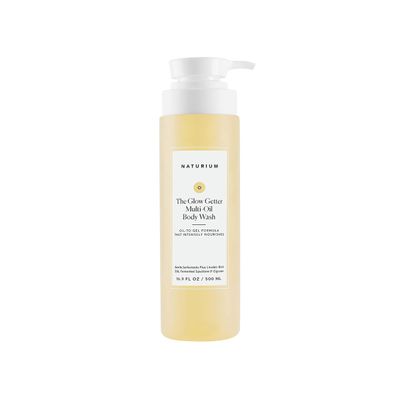 Naturium The Glow Getter Multi-Oil Hydrating Body Wash, Gentle Cleanser, 16.9 oz