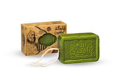 Pafion Queen Original Aleppo Soap on Rope, Made in Syria, 100% Natural Olive and Alkaloids Laurel Perfume, 5.3 oz