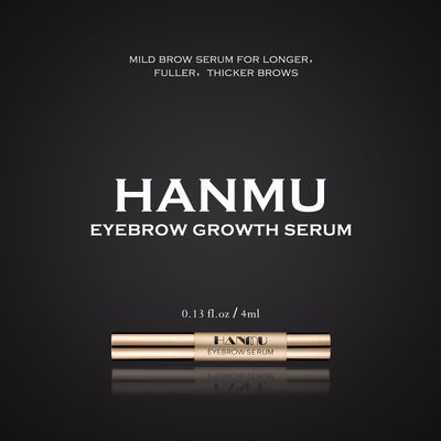 HANMU Eyebrow Growth Serum,For Rapid Enhancing Brow Growth Faster,Fuller,Thicker,Non Irritating Brow Serum Enhancer 4ml