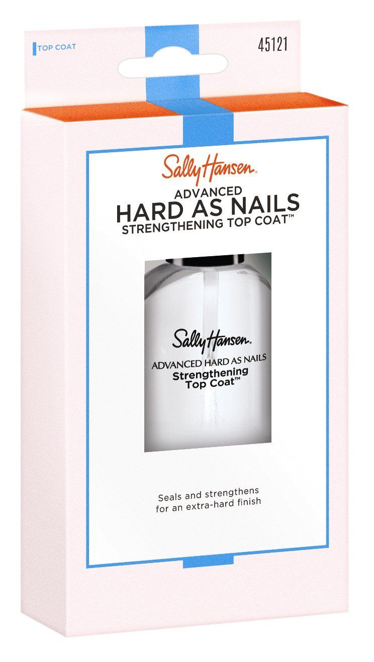 Sally Hansen Hard As Nails, Top Coat, Nail Strengthener, Nail Protectant