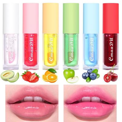 Mysense 6Pcs Lip Gloss Set for Teens, Color Changing Lip Oil, Flavored Lip Gloss Pack, Moisturizing Glossy Lipgloss Set for Girls Kids Women