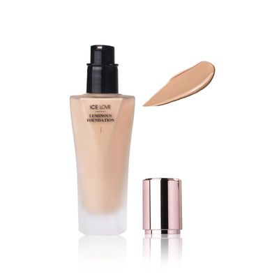 LAMUSELAND Liquid Foundation Makeup, Matte Full Coverage Hydrating Foundation Concealer, Color Correcting Moisturizing Face Makeup for All Skin (Medium Beige, Large)