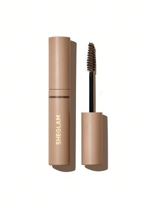 SHEGLAM Waterproof Eyebrow Cream Gel Long Lasting Highly Pigmented Shaping Filling Eye Brow Balm With Small Brush - Medium Brown