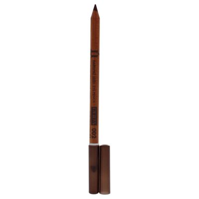 Pupa Milano Natural Side Eye Pencil 002 Dark Earth - Long-Wear, Cream Eyeliner Stick - Silky Formula with Shea Butter and Marla Seed Oil - Natural Ingredients, Paraben and Silicone Free - 0.04 oz