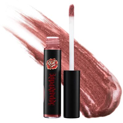 REINA REBELDE Virgencita Lip Brilliance - Light Pink Lip Gloss wHigh Shine Full Coverage Long Wearing, MoisturizingComfort Wear Non Sticky, CrueltyParabenPhthalate FreeLayer Over Nude Lipsticks