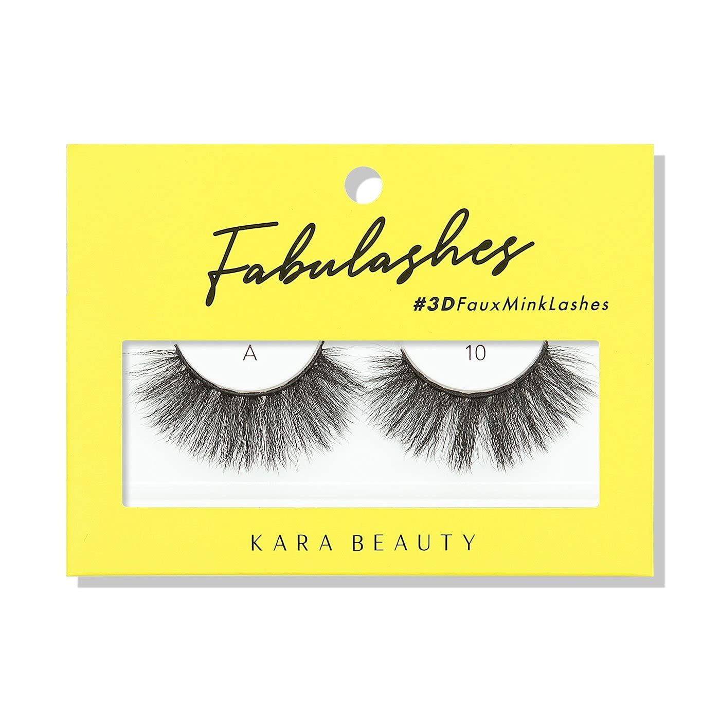 KARA BEAUTY FABULASHES 3D Faux Mink False Eyelashes - Style A10