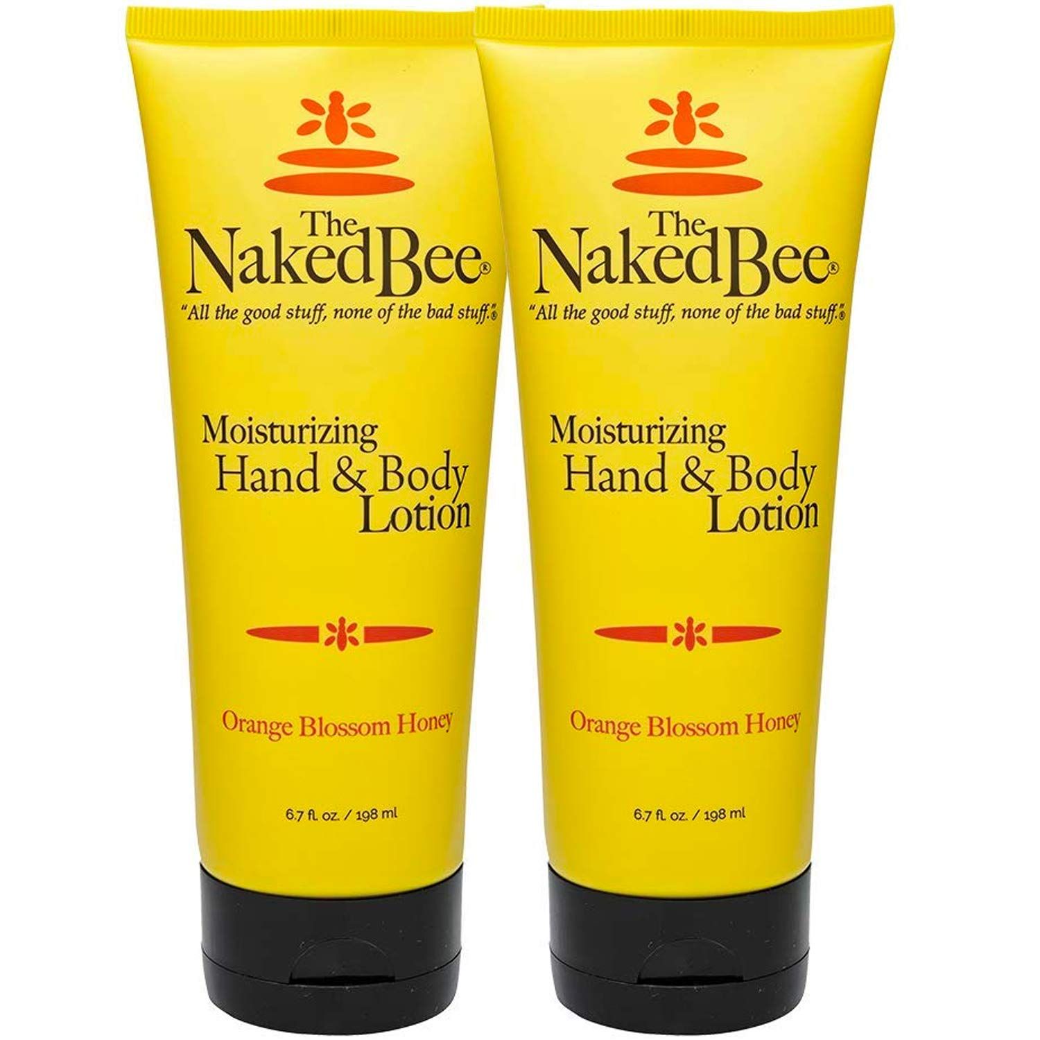 The Naked Bee Orange Blossom Honey Hand and Body Lotion, 6.7oz - 2 Pack