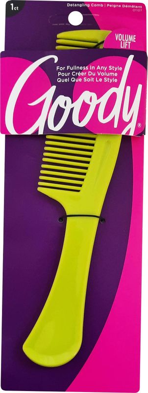 Goody Styling Essentials Detangling Hair Comb - Suitable For All Hair Types - Fine Tooth Comb Detangles Wet or Dry Hair - Hair Accessories for Men, Women, Boys and Girls