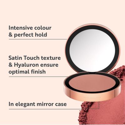 M. Asam Magic Finish Satin Blush Desert Bloom Blush (0.14 Oz) - Make-Up Powder Blush For A Fresh & Radiant Look With Hyaluronic Acid & Ultra-Fine Color Pigments For Fuller Looking Cheeks