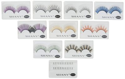 SHANY Eyelash extend - set of 10 assorted reusable eyelashes - Color Frenzy