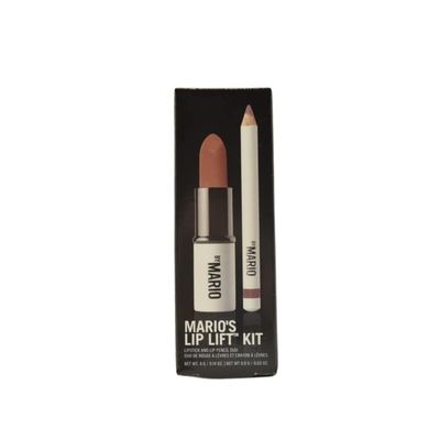 Makeup By Mario Mario&#39;s Lip Lift Kit - Pink Nude Ultra Suede Lipstick in Sam and Sculpting Lip Pencil in Hugh