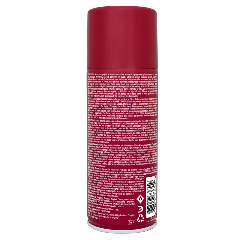 Demert Brands Nail Enamel Dryer Manicurist's Finishing Spray - 7.5 fl oz Spray Can - Fast Drying